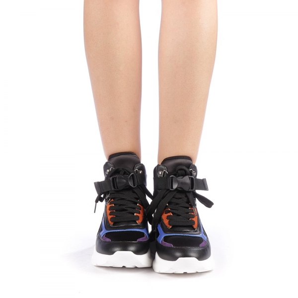 Γυναικεία αθλητικά παπούτσια Renee μαύρα, 4 - Kalapod.gr